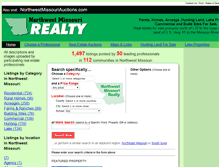 Tablet Screenshot of northwestmissourirealty.com